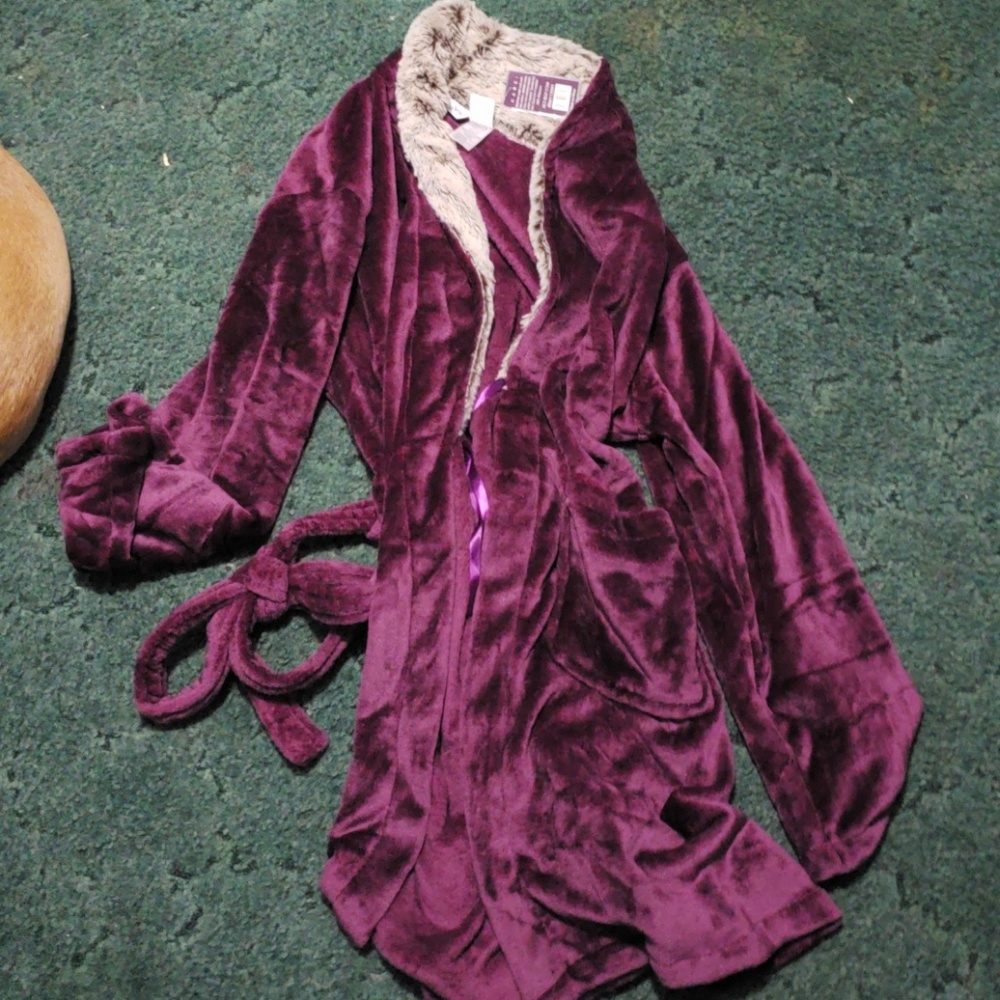 Deep Purple Bath Robe
